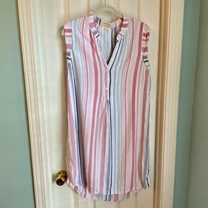 ANTHROPOLOGIE Cloth & Stone Striped Dress Sz M
